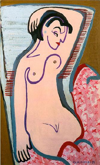 Ernst Ludwig Kirchner Reclining female nude china oil painting image